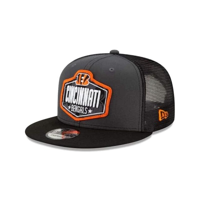 Sapca New Era Cincinnati Bengals NFL NFL Draft 9FIFTY Snapback - Gri